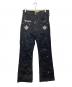 GUAPI（グアピ）の古着「OBSIDEAN BLACK DISE FLARED PANT」｜ブラック