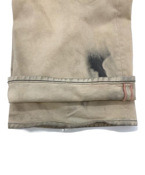 Acne studios（アクネ ストゥディオス）Acne studios (アクネ ストゥディオス) FN SMOKEY JEANS スモーキー ルーズフィット ワイドレッグ デニム ベージュ サイズ:SIZE 36の古着・服飾アイテム