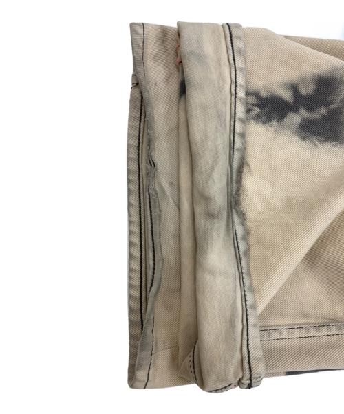 Acne studios（アクネ ストゥディオス）Acne studios (アクネ ストゥディオス) FN SMOKEY JEANS スモーキー ルーズフィット ワイドレッグ デニム ベージュ サイズ:SIZE 36の古着・服飾アイテム