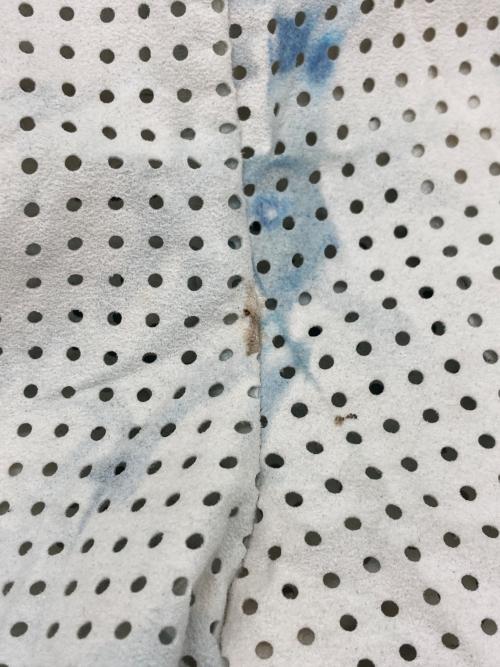 CLASS（クラス）CLASS (クラス) ULTRASUEDE PUNCHING HAND DYE ホワイト サイズ:SIZE1の古着・服飾アイテム