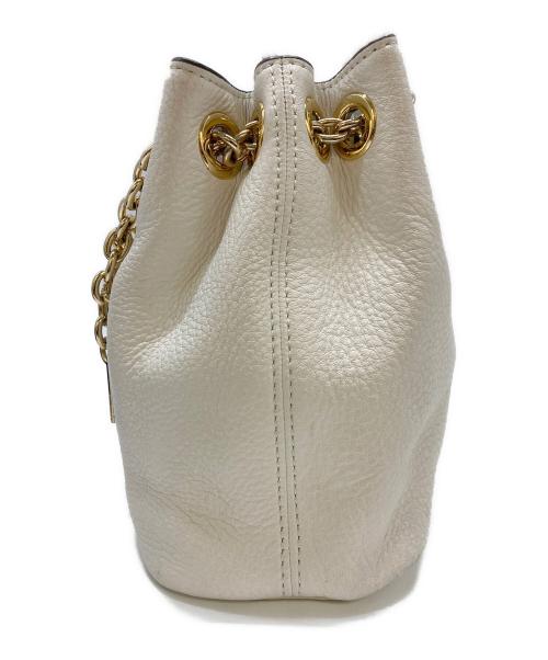 MICHAEL KORS（マイケル・コース）MICHAEL KORS (マイケル・コース) チェーンショルダーバッグ ホワイト サイズ:実寸サイズをご参照下さい。の古着・服飾アイテム