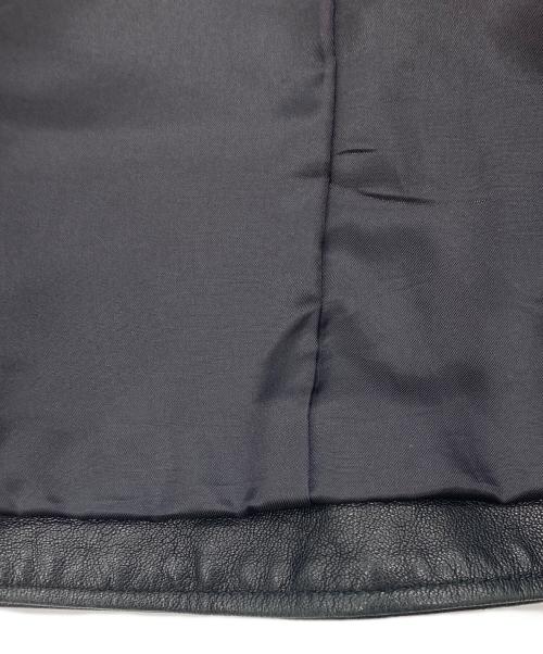 beautiful people（ビューティフルピープル）beautiful people (ビューティフルピープル) UNITED ARROWS (ユナイテッドアローズ) 別注ラムレザーダブルライダースジャケット ブラック サイズ:150cmの古着・服飾アイテム