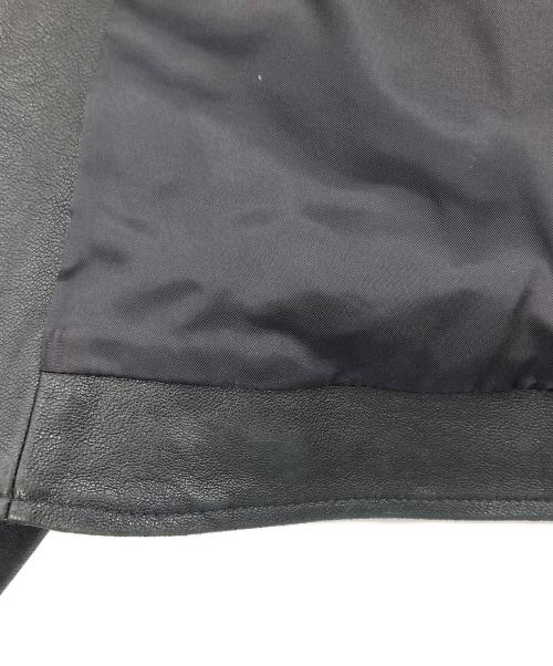 beautiful people（ビューティフルピープル）beautiful people (ビューティフルピープル) UNITED ARROWS (ユナイテッドアローズ) 別注ラムレザーダブルライダースジャケット ブラック サイズ:150cmの古着・服飾アイテム