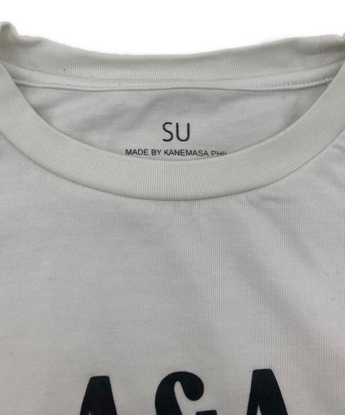 su kanemasa（スーカネマサ）su kanemasa (スーカネマサ) Yusuke Seki (ユウスケ セキ) limited CAD Tee ホワイト サイズ:不明の古着・服飾アイテム