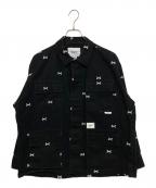 WTAPSダブルタップス）の古着「JUNGLE 01/LS/COTTON.OXFORD.TEXTILE」｜ブラック