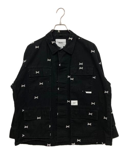 WTAPS（ダブルタップス）WTAPS (ダブルタップス) JUNGLE 01/LS/COTTON.OXFORD.TEXTILE ブラック サイズ:SIZE X01の古着・服飾アイテム