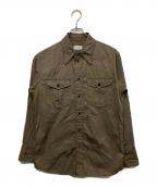 LEMAIREルメール）の古着「リラックスドウェスタンコットンシャツ」｜ブラウン