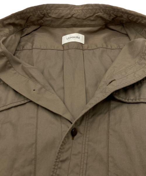 LEMAIRE（ルメール）LEMAIRE (ルメール) リラックスドウェスタンコットンシャツ ブラウン サイズ:SIZE 44の古着・服飾アイテム