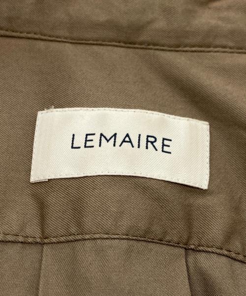 LEMAIRE（ルメール）LEMAIRE (ルメール) リラックスドウェスタンコットンシャツ ブラウン サイズ:SIZE 44の古着・服飾アイテム