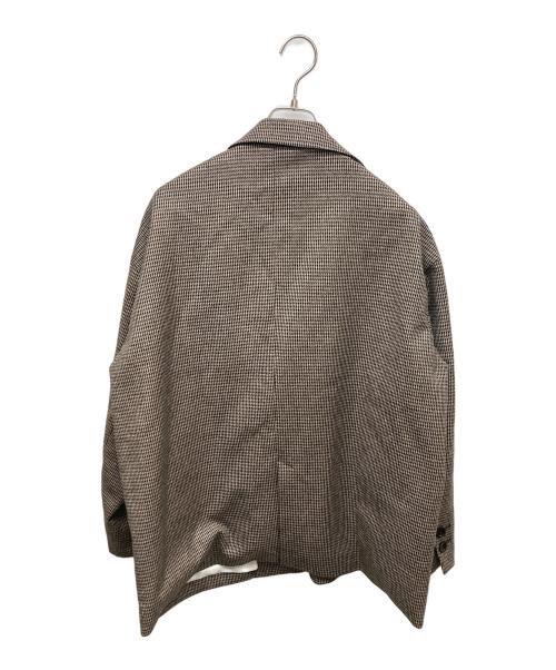 Noble（ノーブル）Noble (ノーブル) オーバーサイズチェックジャケット ベージュ サイズ:SIZE Free 未使用品の古着・服飾アイテム