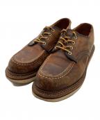 RED WINGレッドウィング）の古着「Work Oxford Moc-toe /ワークオックスフォードモックトゥシューズ」｜ブラウン