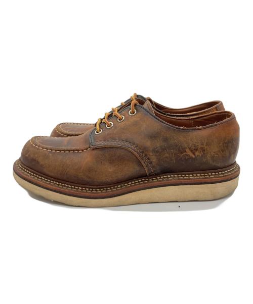 RED WING（レッドウィング）RED WING (レッドウィング) Work Oxford Moc-toe /ワークオックスフォードモックトゥシューズ ブラウン サイズ:USA 6.5の古着・服飾アイテム