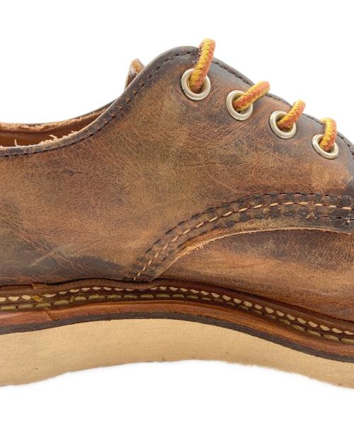 RED WING（レッドウィング）RED WING (レッドウィング) Work Oxford Moc-toe /ワークオックスフォードモックトゥシューズ ブラウン サイズ:USA 6.5の古着・服飾アイテム