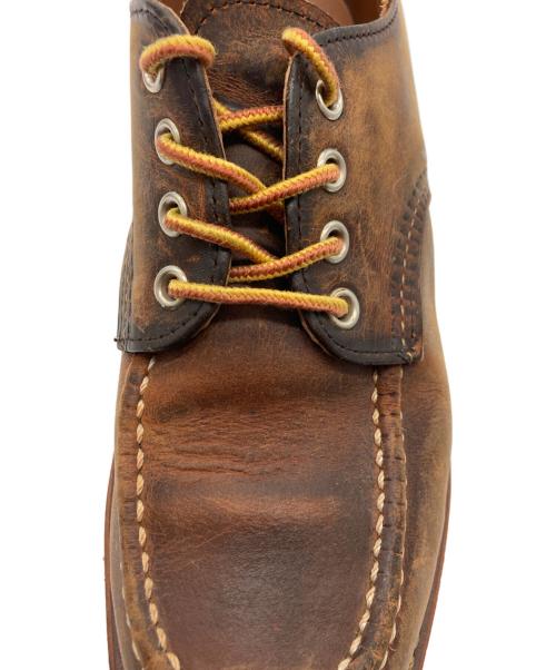 RED WING（レッドウィング）RED WING (レッドウィング) Work Oxford Moc-toe /ワークオックスフォードモックトゥシューズ ブラウン サイズ:USA 6.5の古着・服飾アイテム