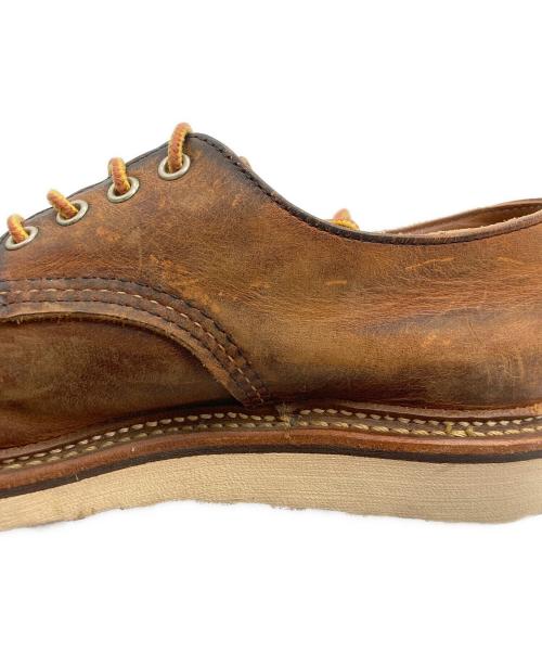 RED WING（レッドウィング）RED WING (レッドウィング) Work Oxford Moc-toe /ワークオックスフォードモックトゥシューズ ブラウン サイズ:USA 6.5の古着・服飾アイテム