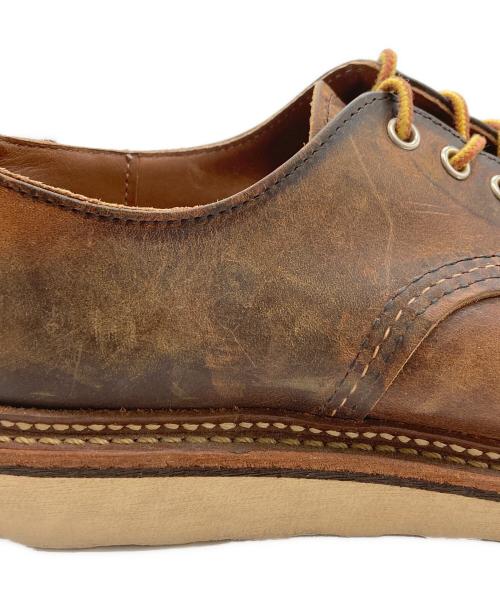 RED WING（レッドウィング）RED WING (レッドウィング) Work Oxford Moc-toe /ワークオックスフォードモックトゥシューズ ブラウン サイズ:USA 6.5の古着・服飾アイテム