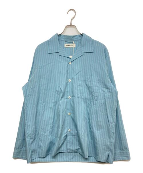 AURALEE（オーラリー）AURALEE (オーラリー) TEKLA (テクラ) PYJAMAS SHIRT SWT-MIS ブルー サイズ:SIZE L 未使用品の古着・服飾アイテム
