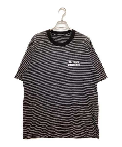 The Ennnoy Professional（ザ エンノイ プロフェッショナル）The Ennnoy Professional (ザ エンノイ プロフェッショナル) Border Tee ブラック サイズ:SIZE Mの古着・服飾アイテム