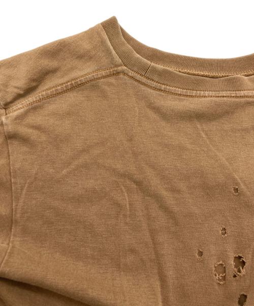 NUMBER (N)INE（ナンバーナイン）NUMBER (N)INE (ナンバーナイン) エンブレム穴あきTシャツ ブラウン サイズ:SIZE 3の古着・服飾アイテム