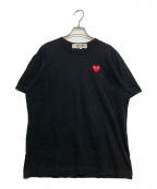 PLAY COMME des GARCONSプレイコムデギャルソン）の古着「半袖Tシャツ」｜ブラック