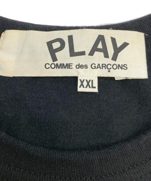 PLAY COMME des GARCONS（プレイコムデギャルソン）PLAY COMME des GARCONS (プレイコムデギャルソン) 半袖Tシャツ ブラック サイズ:SIZE XXLの古着・服飾アイテム