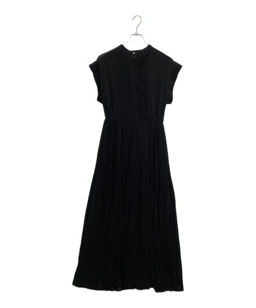 INTIMITE（アンティミテ）INTIMITE (アンティミテ) Pin Tuck Pleat Dress ブラック サイズ:SIZE M 未使用品の古着・服飾アイテム