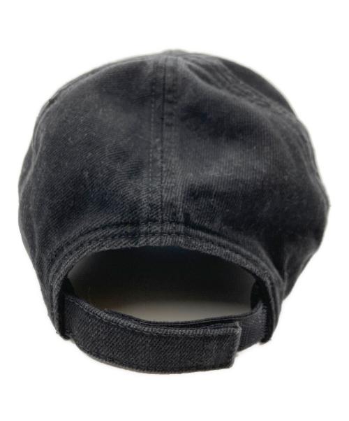 MIU MIU（ミュウミュウ）MIU MIU (ミュウミュウ) デニム ベースボールキャップ ブラック サイズ:SIZE Sの古着・服飾アイテム
