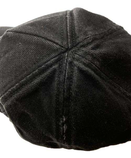 MIU MIU（ミュウミュウ）MIU MIU (ミュウミュウ) デニム ベースボールキャップ ブラック サイズ:SIZE Sの古着・服飾アイテム