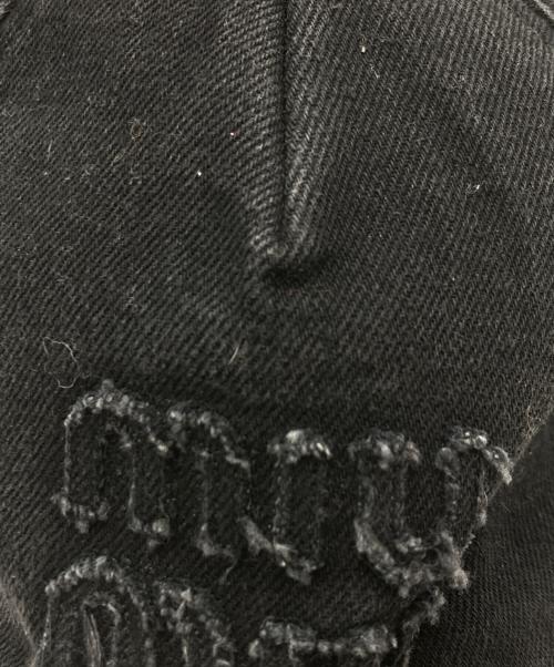 MIU MIU（ミュウミュウ）MIU MIU (ミュウミュウ) デニム ベースボールキャップ ブラック サイズ:SIZE Sの古着・服飾アイテム