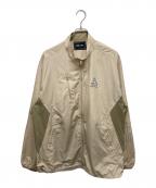 WIND AND SEAウィンダンシー）の古着「ナイロントラックジャケット」｜ベージュ
