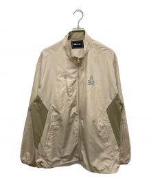 WIND AND SEA（ウィンダンシー）の古着「ナイロントラックジャケット」｜ベージュ