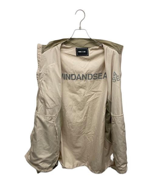 WIND AND SEA（ウィンダンシー）WIND AND SEA (ウィンダンシー) ナイロントラックジャケット ベージュ サイズ:SIZE XLの古着・服飾アイテム