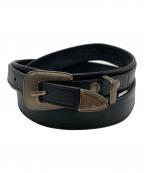 LEMAIREルメール）の古着「MINIMAL ウエスタンベルト」｜ブラック