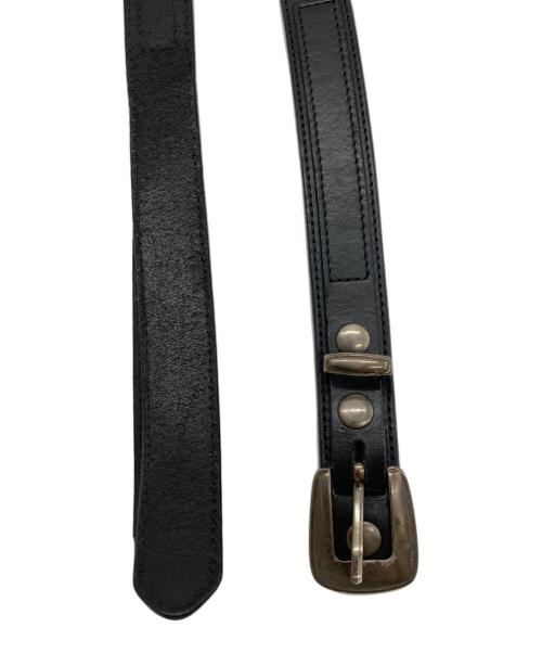 LEMAIRE（ルメール）LEMAIRE (ルメール) MINIMAL ウエスタンベルト ブラック サイズ:SIZE 35の古着・服飾アイテム