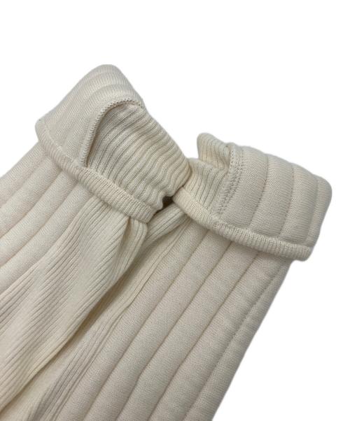 Maison Margiela（メゾンマルジェラ）Maison Margiela (メゾンマルジェラ) デザイン切替リングジップニット ホワイト サイズ:SIZE1の古着・服飾アイテム