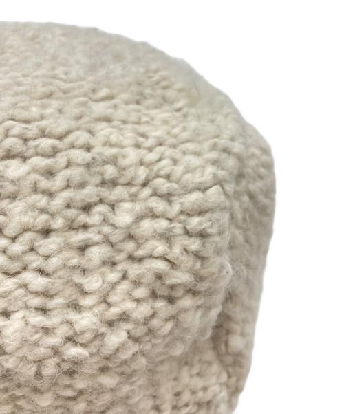 JIL SANDER+（ジルサンダープラス）JIL SANDER+ (ジルサンダープラス) ニット巾着ショルダーバッグ ホワイトの古着・服飾アイテム