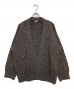 SEEALLシーオール）の古着「NORA CARDIGAN YAK WOOL（ノラ・カーディガン・ヤク・ウール）　SAU51 KJ681M」｜ブラウン