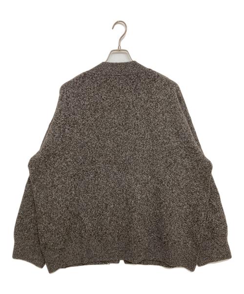 SEEALL（シーオール）SEEALL (シーオール) NORA CARDIGAN YAK WOOL（ノラ・カーディガン・ヤク・ウール）　SAU51 KJ681M ブラウン サイズ:SIZE  Freeの古着・服飾アイテム