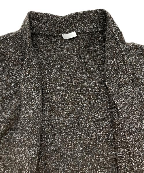 SEEALL（シーオール）SEEALL (シーオール) NORA CARDIGAN YAK WOOL（ノラ・カーディガン・ヤク・ウール）　SAU51 KJ681M ブラウン サイズ:SIZE  Freeの古着・服飾アイテム