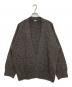 SEEALL（シーオール）の古着「NORA CARDIGAN YAK WOOL（ノラ・カーディガン・ヤク・ウール）　SAU51 KJ681M」｜ブラウン