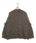 SEEALL (シーオール) NORA CARDIGAN YAK WOOL（ノラ・カーディガン・ヤク・ウール）　SAU51 KJ681M ブラウン サイズ:SIZE  Free：25000円