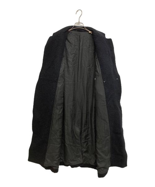 BLURHMS（ブラームス）BLURHMS (ブラームス) ウールダブルブレストオーバーコート ブラック サイズ:SIZE 4の古着・服飾アイテム