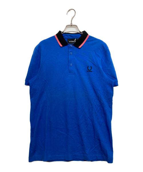 FRED PERRY（フレッドペリー）FRED PERRY (フレッドペリー) RAF SIMONS (ラフシモンズ) ポロシャツ ネイビー サイズ:SIZE 38の古着・服飾アイテム