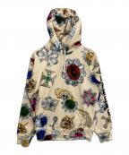 SUPREMEシュプリーム）の古着「Jewels Hooded Sweat shirt」｜ベージュ