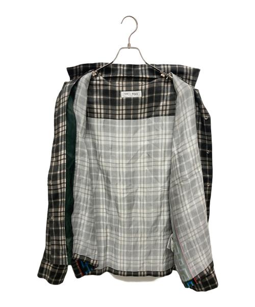 TOGA ARCHIVES（トーガアーカイブス）TOGA ARCHIVES (トーガアーカイブス) INNER PRINT SHIRT ブラウン サイズ:SIZE Lの古着・服飾アイテム