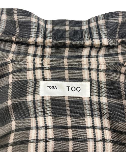 TOGA ARCHIVES（トーガアーカイブス）TOGA ARCHIVES (トーガアーカイブス) INNER PRINT SHIRT ブラウン サイズ:SIZE Lの古着・服飾アイテム