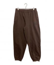 NIKE×stussy（ナイキ×ステューシー）の古着「STONE WASHED FLEECE PANT」｜ブラウン