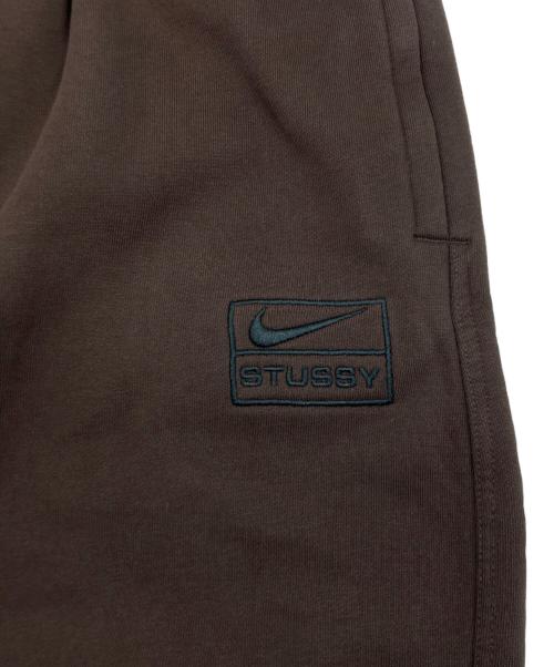 NIKE（ナイキ）NIKE (ナイキ) stussy (ステューシー) STONE WASHED FLEECE PANT ブラウン サイズ:SIZE Mの古着・服飾アイテム
