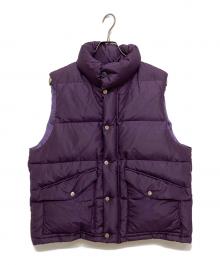 MARKAWARE（マーカウェア）の古着「SILK DOWN VEST（シルク ダウン ベスト）　A25C17BL01A」｜パープル