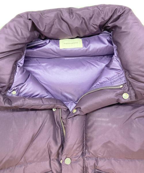 MARKAWARE（マーカウェア）MARKAWARE (マーカウェア) SILK DOWN VEST（シルク ダウン ベスト）　A25C17BL01A パープル サイズ:SIZE 2の古着・服飾アイテム